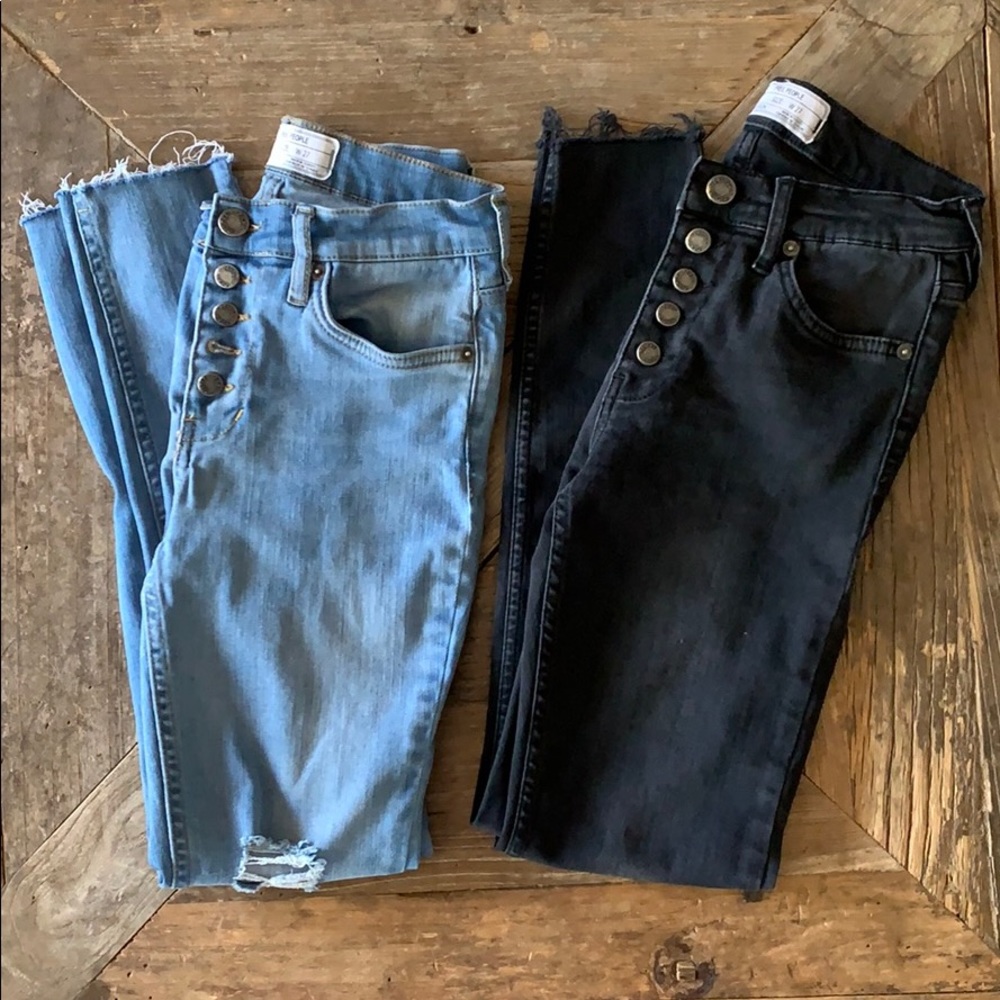 BUNDLE! Free People Skinny Jeans